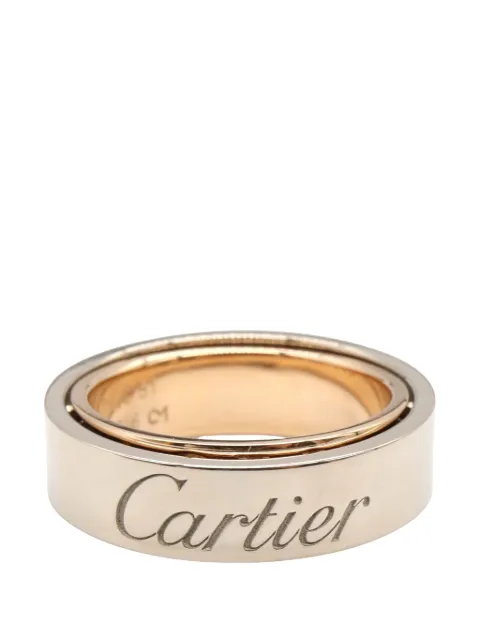 Cartier 2010-2025 18K White and Rose Gold Astro Secret Love ring