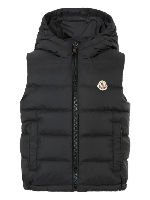 Moncler Enfant hooded quilted gilet