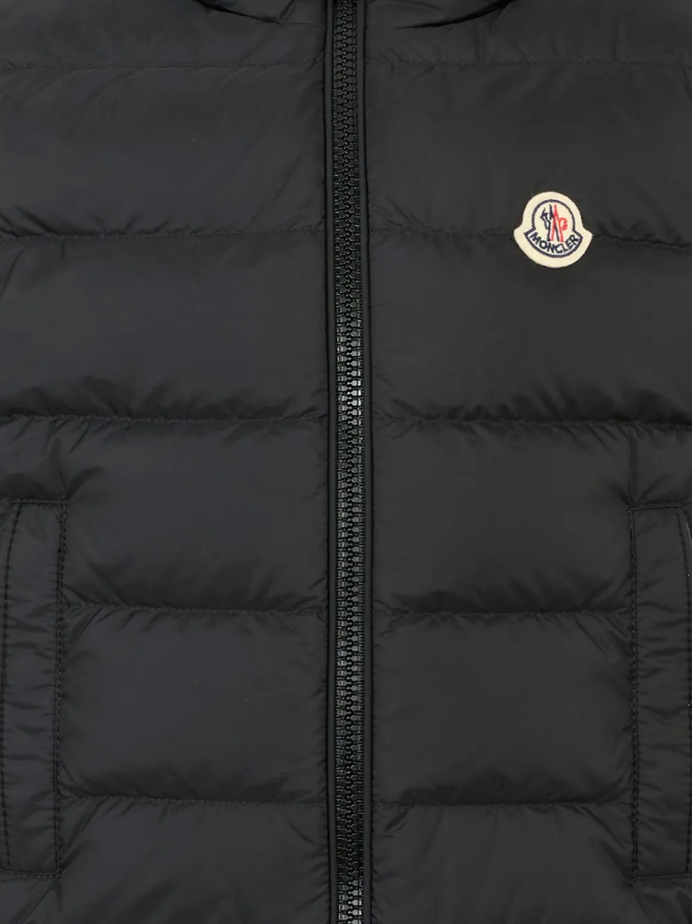 Moncler Enfant hooded quilted gilet Zwart