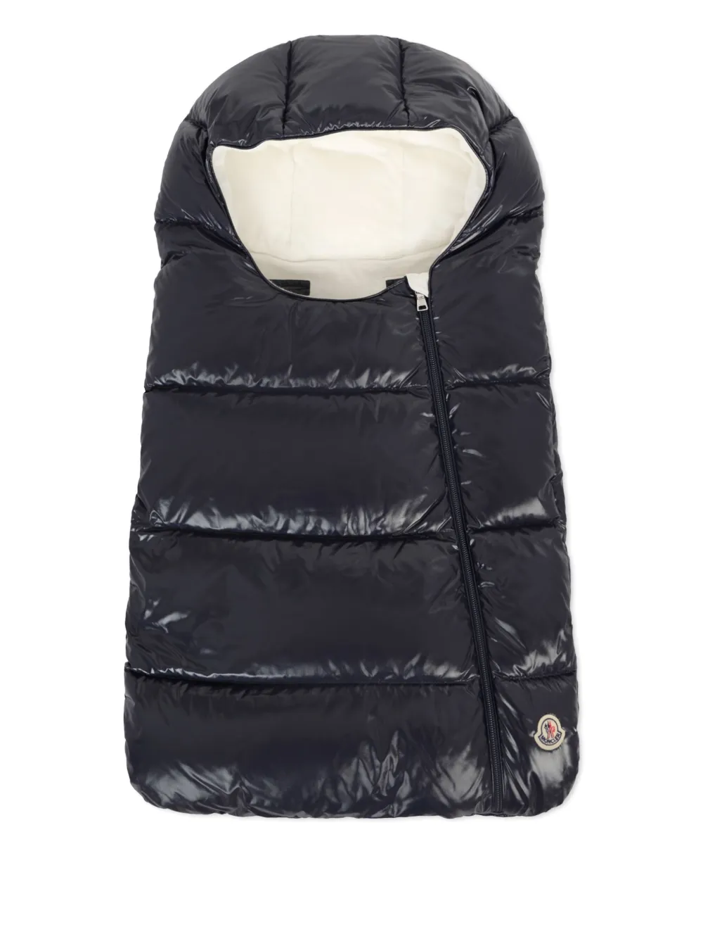 Moncler Enfant quilted hooded sleep bag BLUE NAVY
