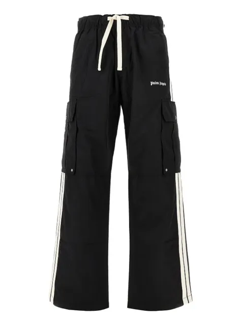 Palm Angels side-stripe cargo track pants