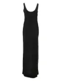 Saint Laurent scoop-neck maxi dress - Black