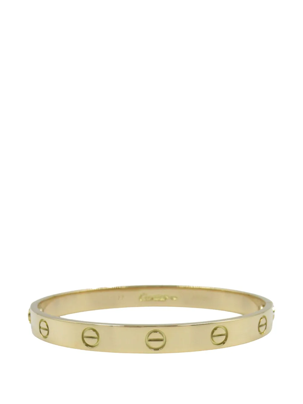 Cartier 2010-2025 18Kイエローゴールド クラシック ラブ ブレスレット - ゴールドトーン Cartier 2010-2025 18Kイエローゴールド クラシック ラブ ブレスレット - ゴールドトーン