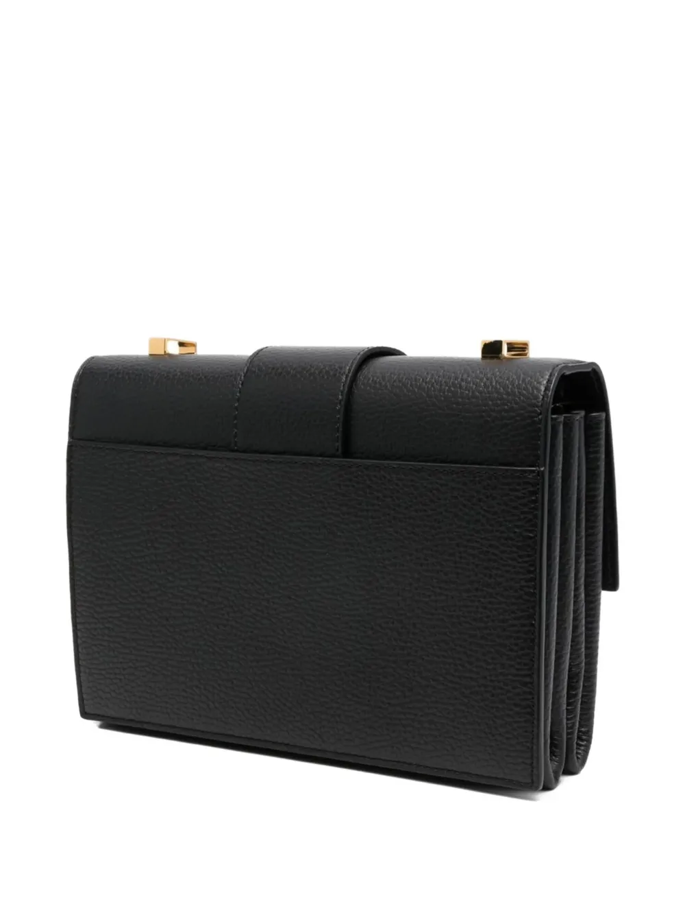 Coccinelle Arlettis leather flap cross body bag Zwart