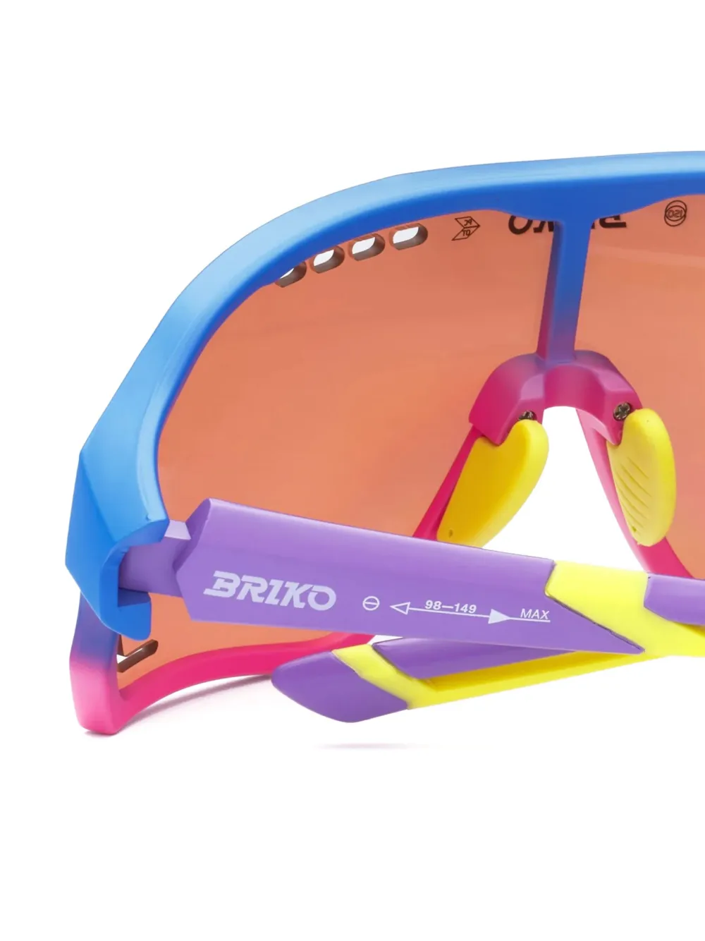 BRIKO Zonnebril met geometrisch montuur Paars