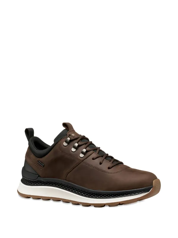 Geox ロゴ スニーカー | ブラウン | FARFETCH JP