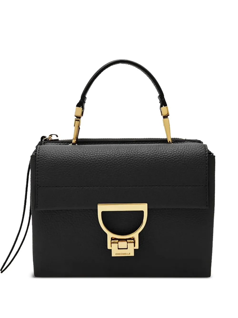 Coccinelle Arlettis leather top-handle tote bag | Black | Image 1