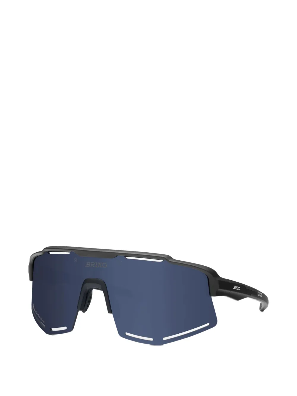 BRIKO Sharp Lite zonnebril met shield montuur - Zwart