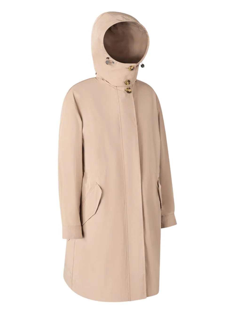 Geox Zip-fastening Jacket In Neutral