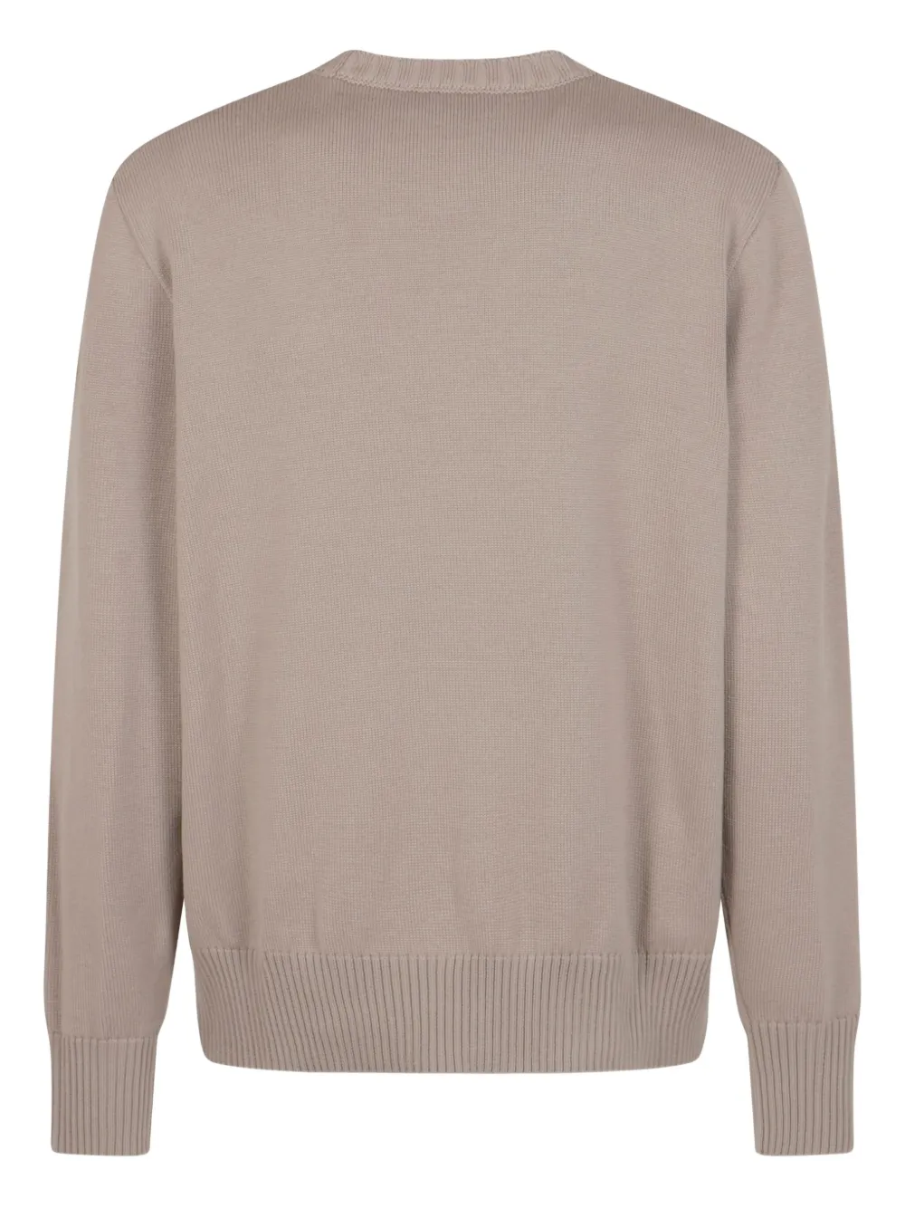 Canada Goose logo-patch crew-neck sweater Beige