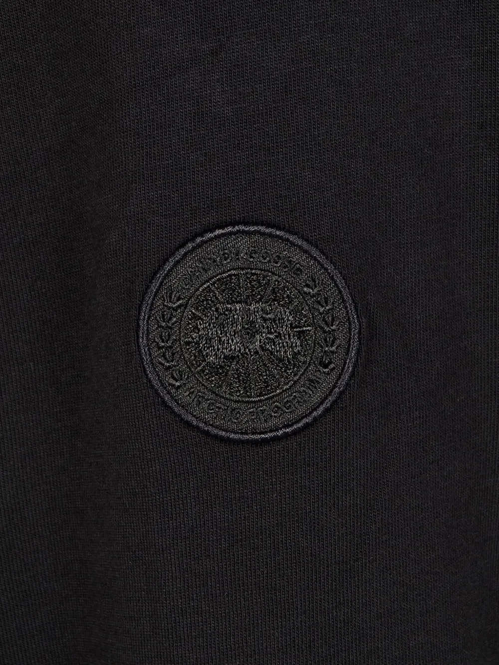 Canada Goose patch-pocket long-sleeve T-shirt Zwart