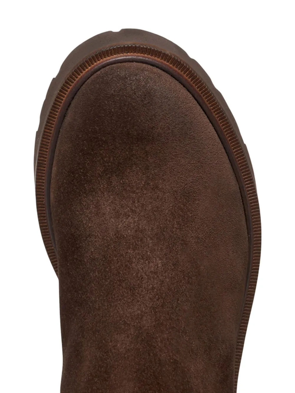 Geox Norize suede knee-high boots Brown