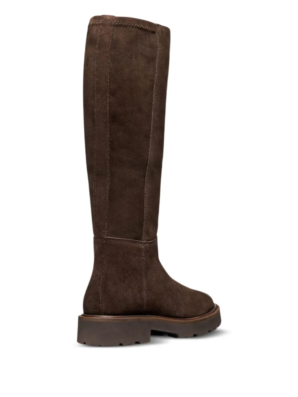 Geox Norize suede knee-high boots Brown