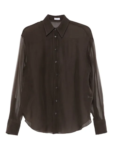 Brunello Cucinelli silk button-up shirt