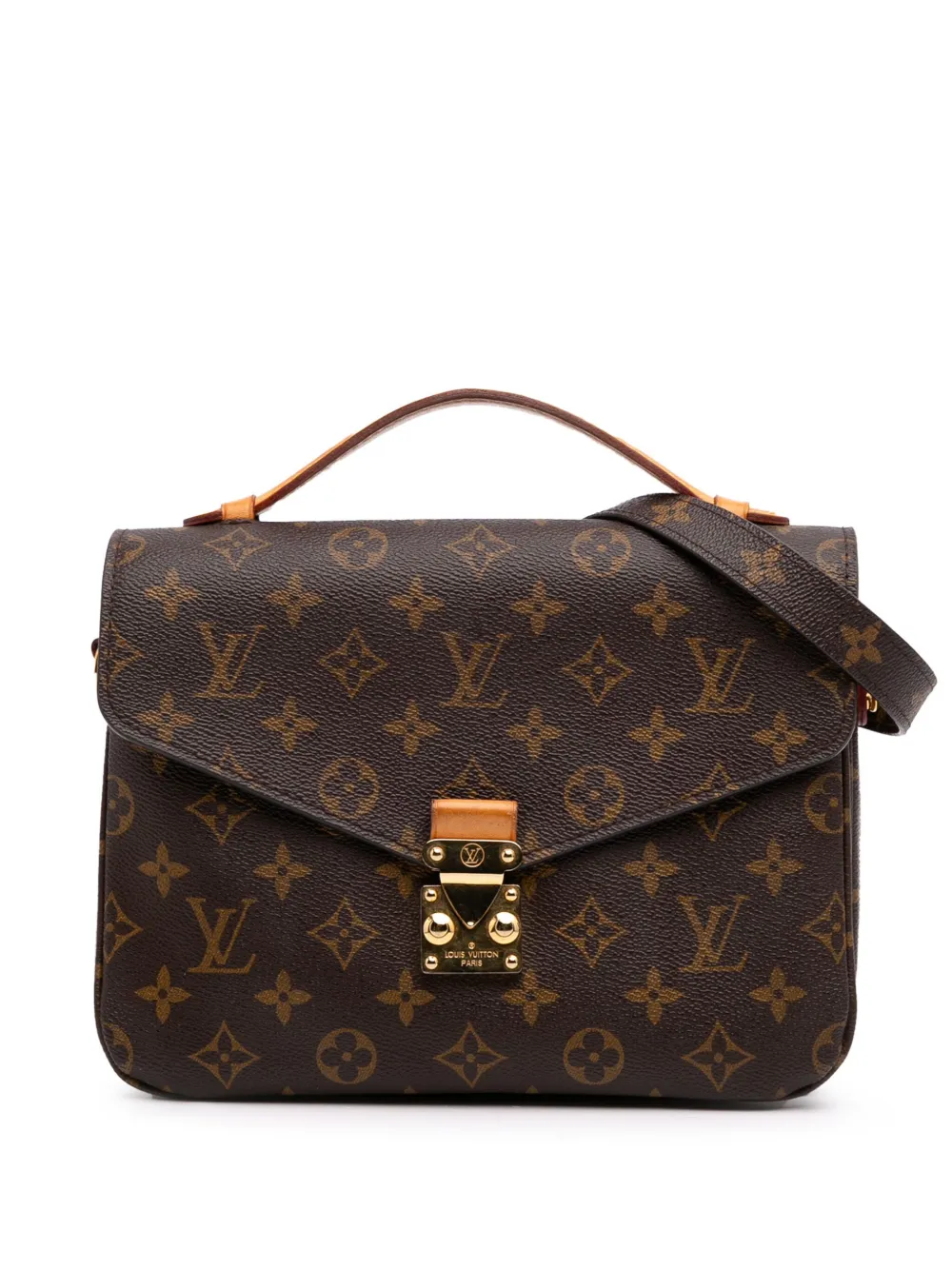 Louis Vuitton Pre-Owned 2017 Monogram Pochette Metis satchel - ブラウン Louis Vuitton Pre-Owned 2017 Monogram Pochette Metis satchel - ブラウン