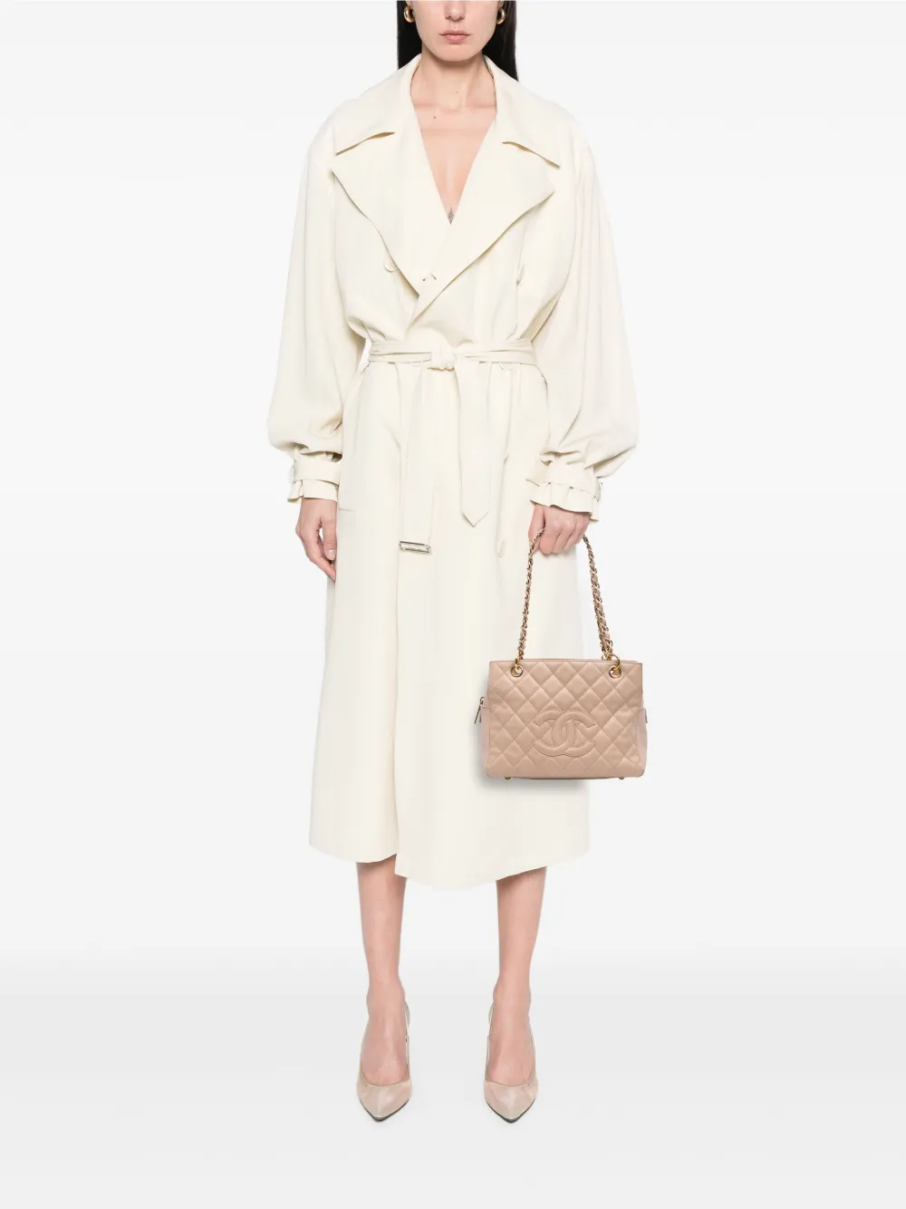 CHANEL Pre-Owned 2009-2010 Petite Caviar Timeless tote bag | Pre-Owned | Image 2