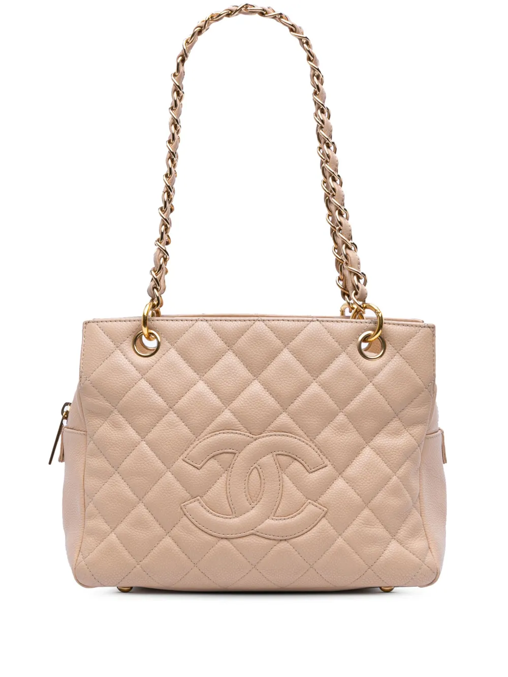 CHANEL Pre-Owned 2009-2010 Petite Caviar Timeless tote bag - ブラウン CHANEL Pre-Owned 2009-2010 Petite Caviar Timeless tote bag - ブラウン