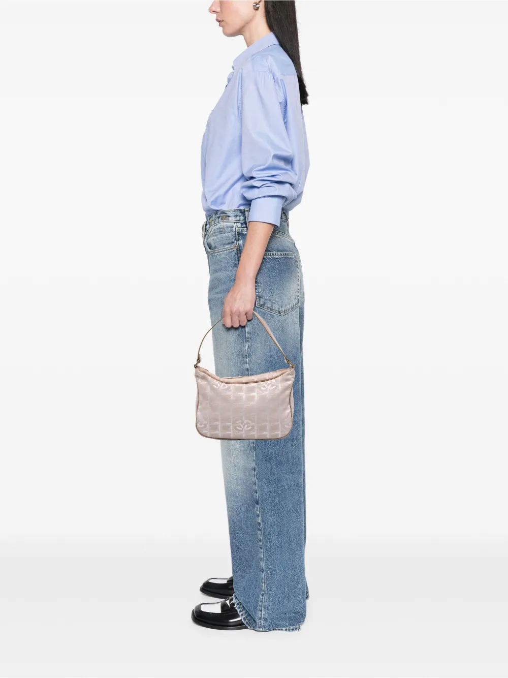 CHANEL Pre-Owned 2003-2004 New Travel Line Nylon shoulder bag | Pre-Owned | Image 2