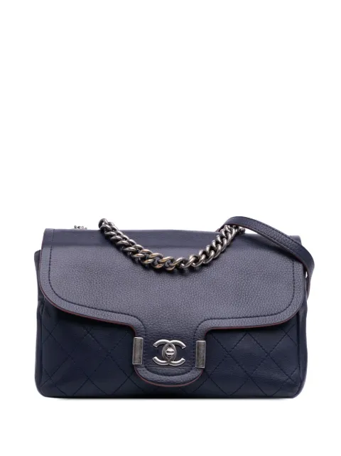 CHANEL Pre-Owned 2018 Paris-Greece Calfskin Archi Chic Flap satchel