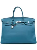 Hermès Pre-Owned 2010 Togo Birkin Retourne 40 handbag - Blue