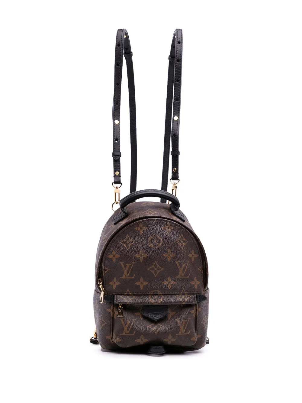 Louis Vuitton Pre-Owned 2021-2025 モノグラム ミニ パームスプリングス バックパック - ブラック Louis Vuitton Pre-Owned 2021-2025 モノグラム ミニ パームスプリングス バックパック - ブラック