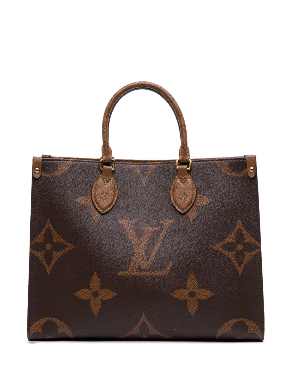 Louis Vuitton Pre-Owned 2021-2025 Monogram Giant OnTheGo MM satchel - Louis Vuitton Pre-Owned 2021-2025 Monogram Giant OnTheGo MM satchel -