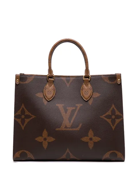 Louis Vuitton Pre-Owned 2021-2025 Monogram Giant OnTheGo MM satchel