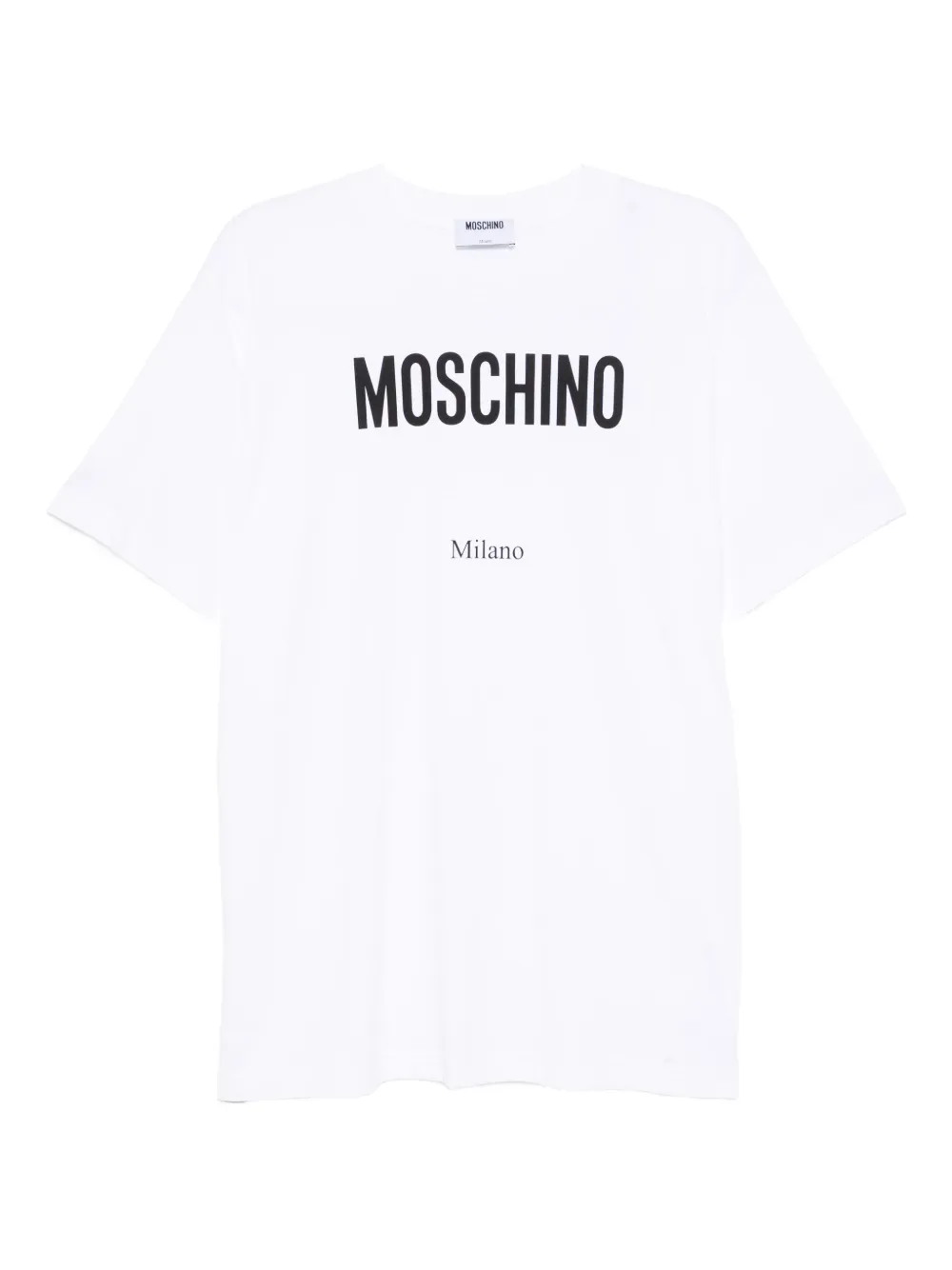 Moschino T-shirt met logoprint Wit