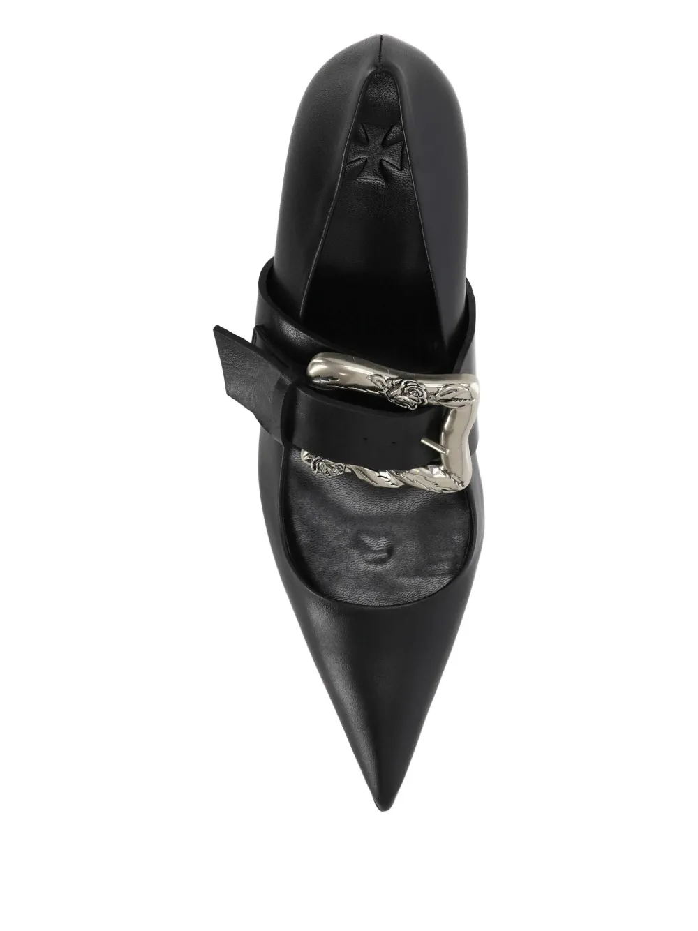 Enfants Riches Déprimés buckle-strap pointed-toe pumps Black