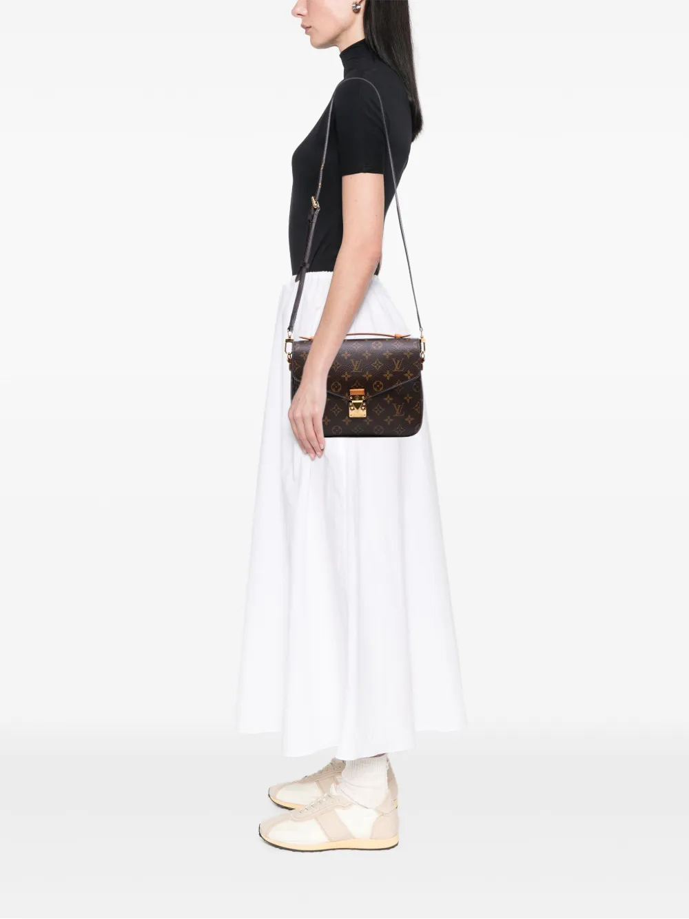 Louis Vuitton Pre-Owned 2018 Monogram Pochette Metis satchel | Pre-Owned | Image 2