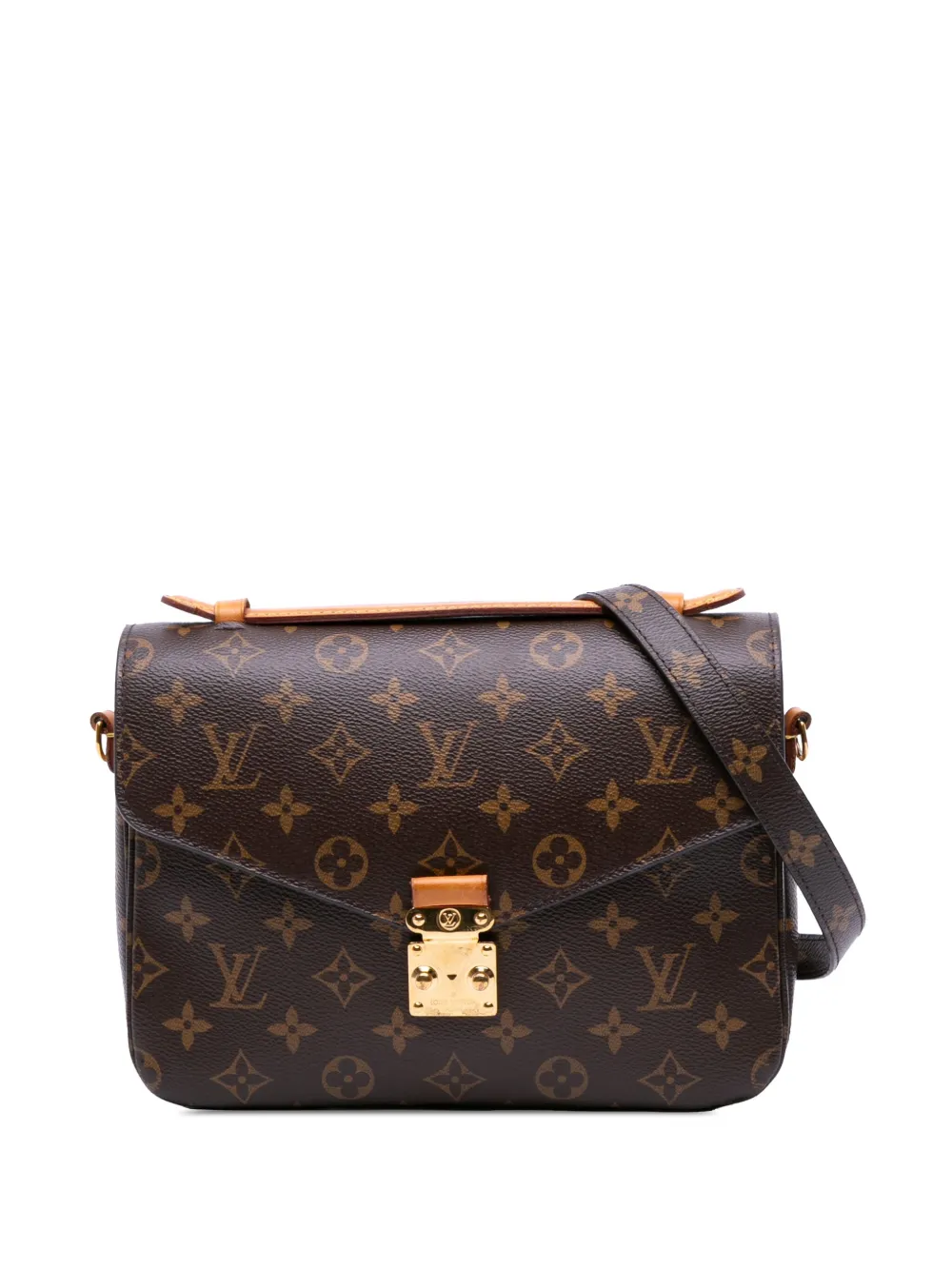Louis Vuitton Pre-Owned 2018 Monogram Pochette Metis satchel - ブラウン Louis Vuitton Pre-Owned 2018 Monogram Pochette Metis satchel - ブラウン