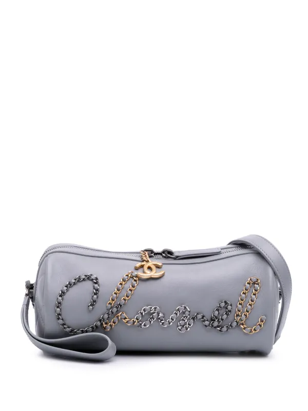 CHANEL Pre-Owned 2020 カーフスキン シグネチャーチェーン 20s CHANEL Pre-Owned 2020 カーフスキン シグネチャーチェーン 20s