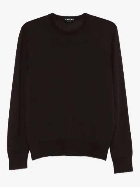 TOM FORD crew-neck cashmere-blend sweater