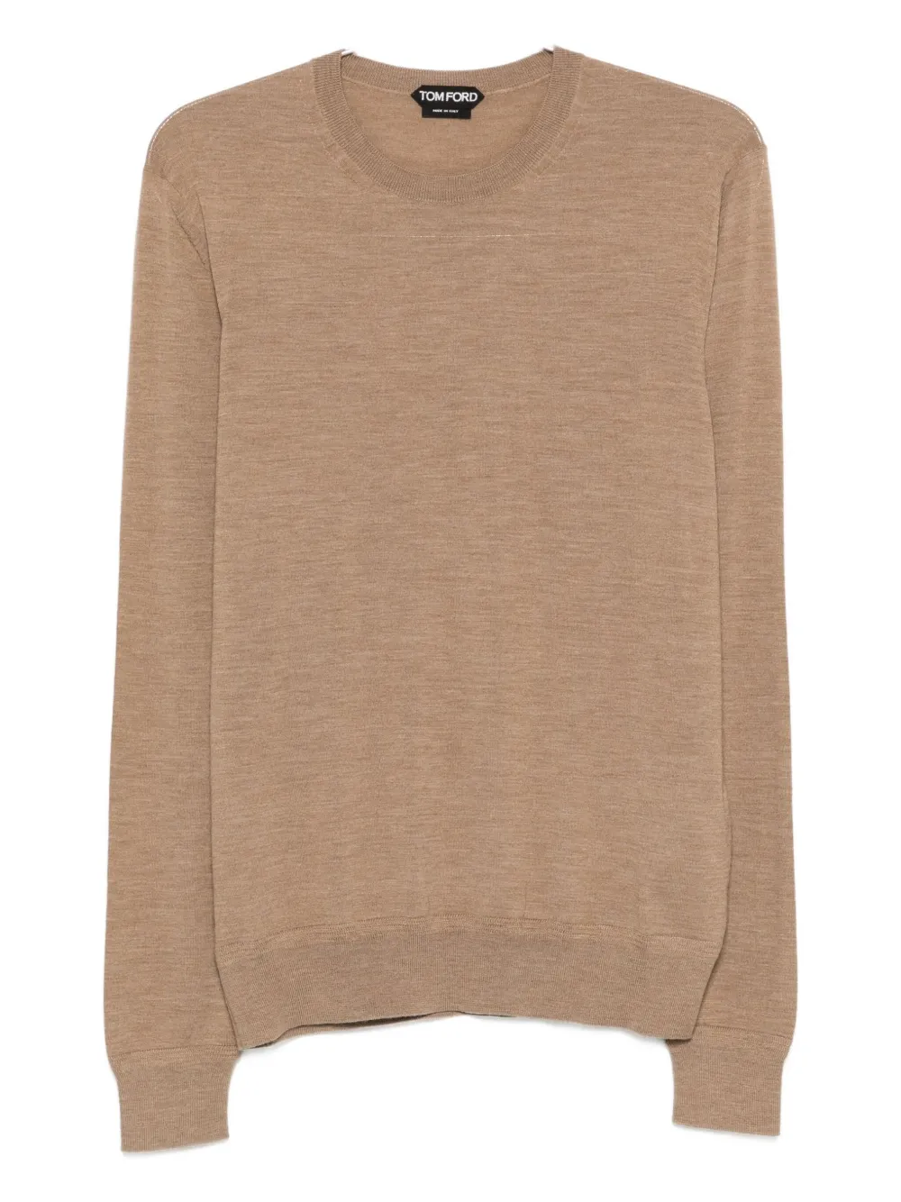 TOM FORD crew-neck wool sweater - Marrone