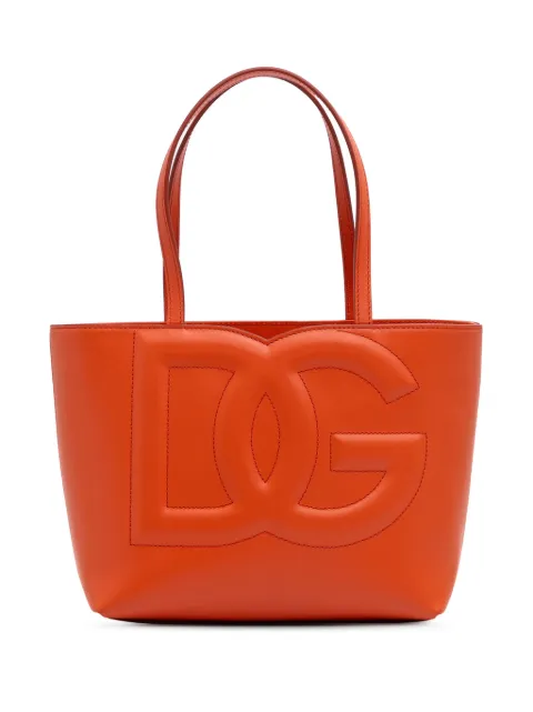 Dolce & Gabbana Pre-Owned 2021-2025 Small Calfskin DG Logo Shopper tote bag