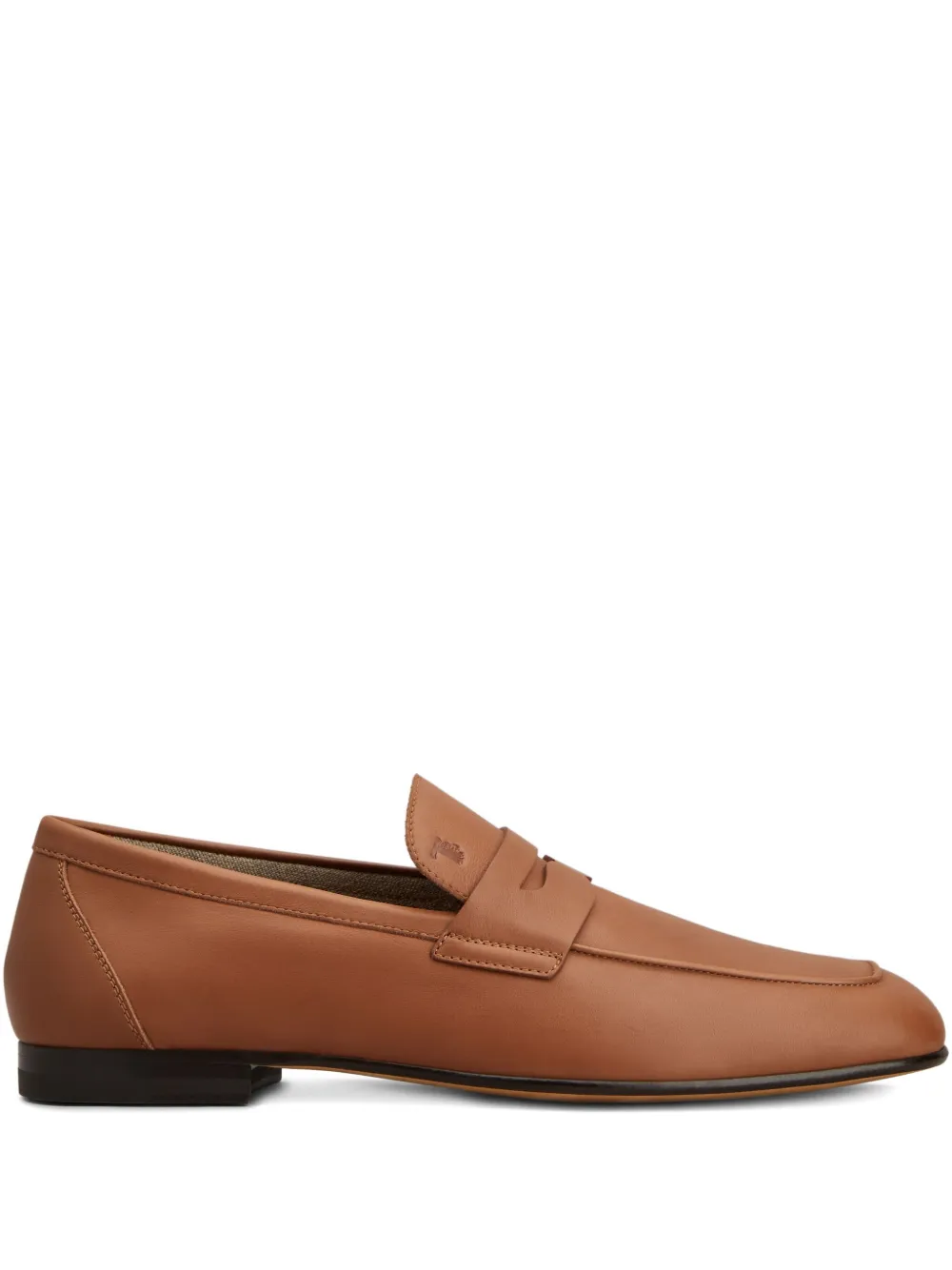 Tod's leather penny loafers Brown