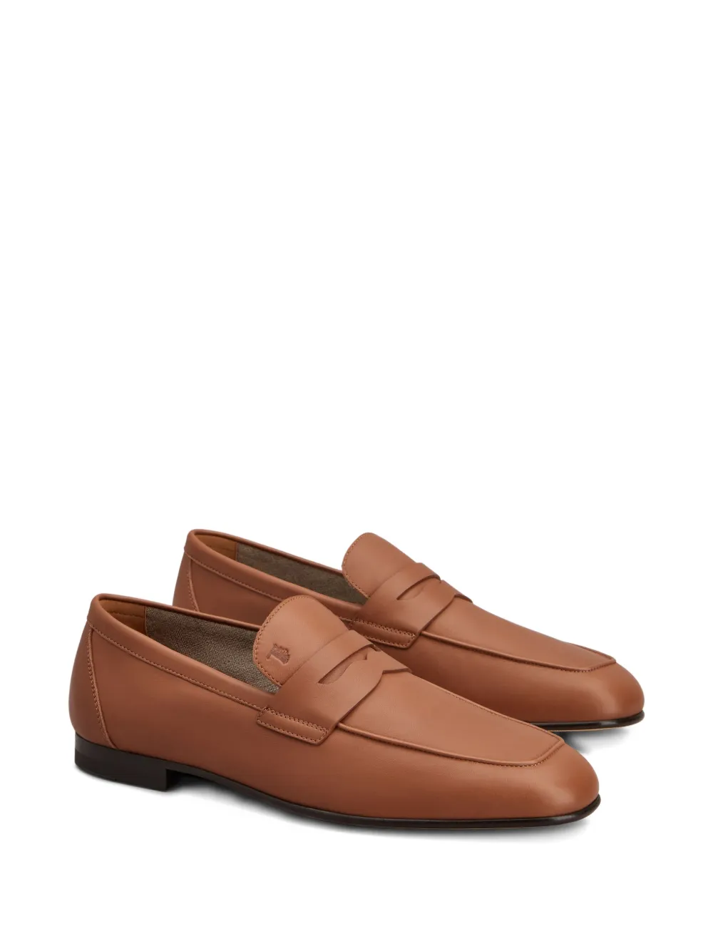 Tod's leather penny loafers Brown