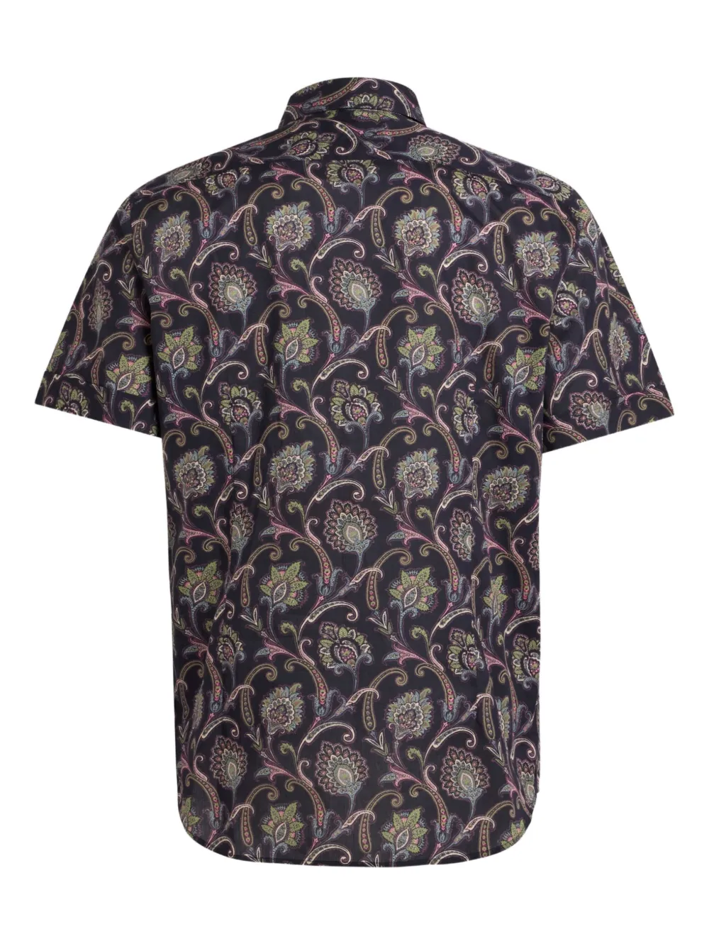 Etro Paisley Print Short-sleeve Shirt In Multi