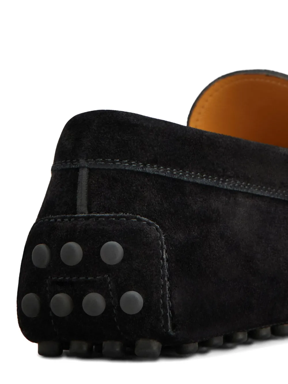 Tod's pebble-detail suede loafers Black