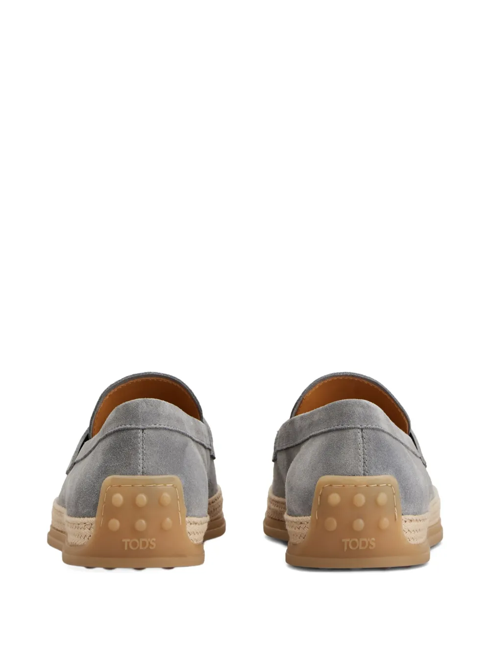 Tod's suede penny loafers Grey