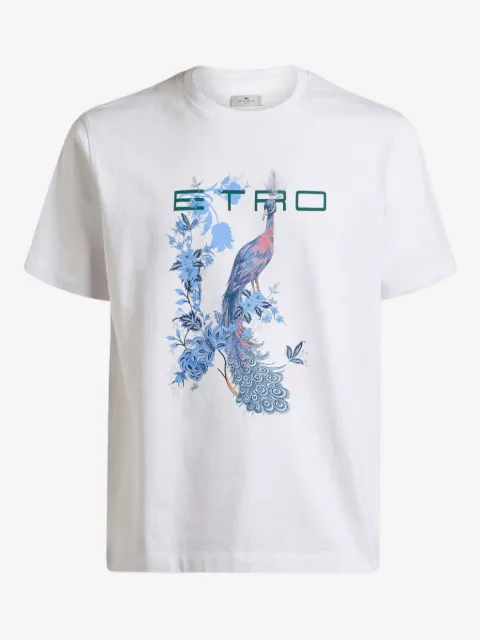 ETRO playera con estampado floral