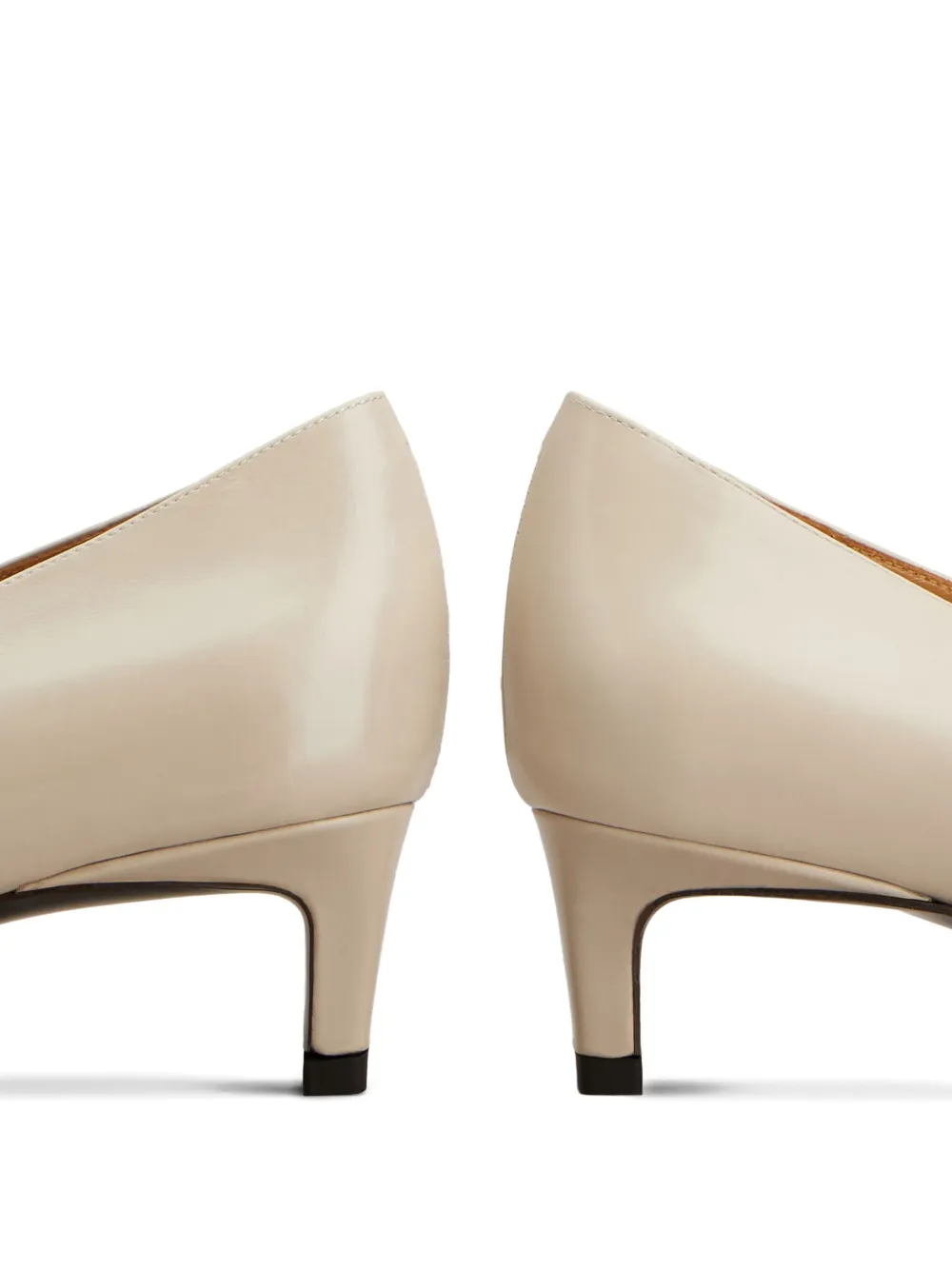 Tod's Leather Pointed-toe Pumps In Neutral