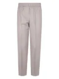 Peserico wool elasticated straight trousers - Neutrals
