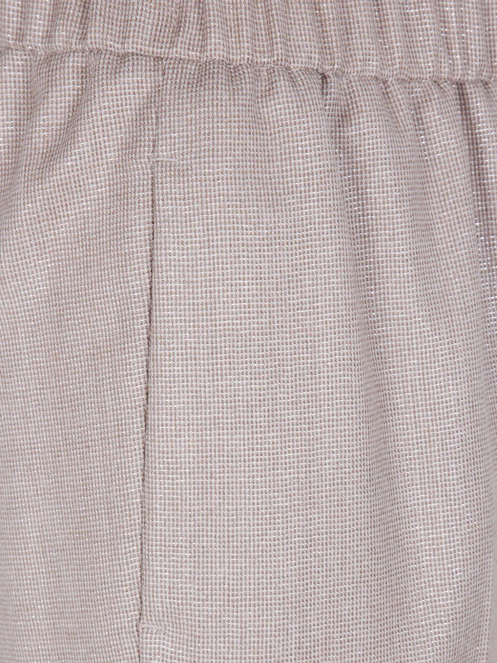 Peserico wool elasticated straight trousers Beige