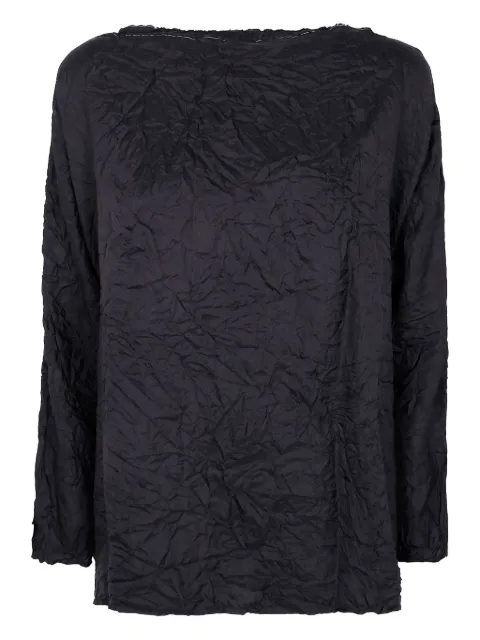 Daniela Gregis boat-neck long-sleeve blouse