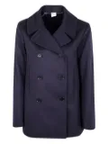 ASPESI double-breasted wool coat - Blue