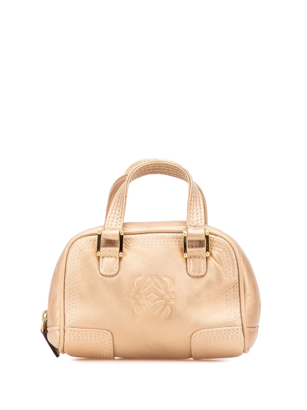Loewe Pre-Owned 2010-2025 Micro Metallic Leather Amazona satchel - Loewe Pre-Owned 2010-2025 Micro Metallic Leather Amazona satchel -
