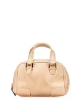 Loewe Pre-Owned 2010-2025 Micro Metallic Leather Amazona satchel - Gold