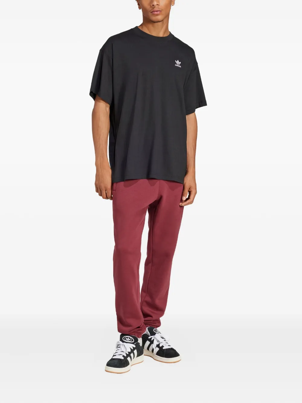 adidas logo-embroidered cotton T-shirt | T-Shirts | Image 2