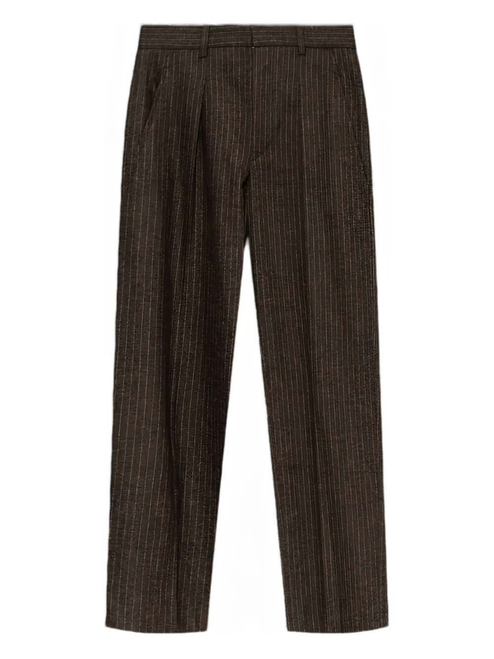 Isabel Marant Étoile Lisetta Pinstripe Trousers In Brown